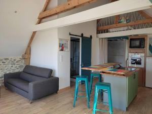 Appartements Gite Le Cabestan a la mer Lingreville : photos des chambres