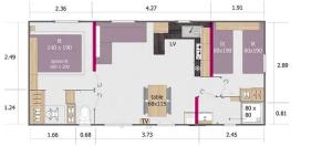 Campings Camping de l'Etang du Pays Blanc : Mobile Home