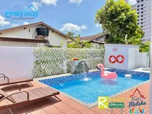 Klebang Villa 17Pax PrivateSwimmingPool TownArea By Heystay Management - Kampong Padang
