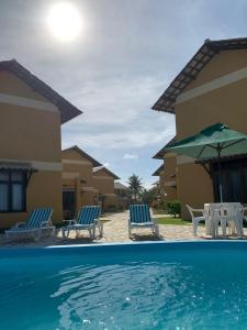 Casa em condomínio, beira mar e piscina Barra de São Miguel - Maceió- AL