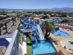 Mobil-home tout confort camping Mar Estang à Canet en roussillon