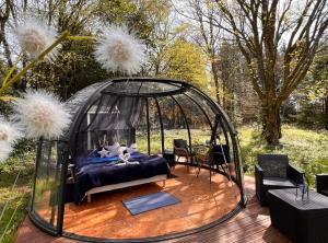 Tentes de luxe Dome Atmo'sphere, la tete dans les etoiles avec acces piscine : photos des chambres