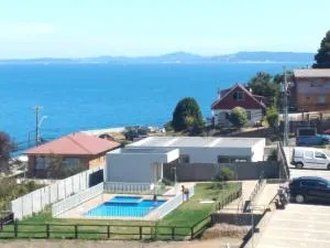 Depto. con vista al mar 4° piso, Tomé, Dichato - Dichato