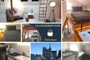 Appartements Le Chaudron d'Or - Hyper-Centre - Climatisation - Mezzanine - Wifi : photos des chambres