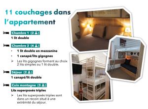 Appartements RisoulSki Antares - Piscine et Sauna : photos des chambres