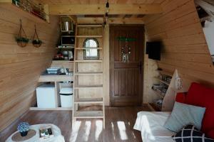 Chalets Le Chalet Tipi avec jacuzzi et jardin : photos des chambres