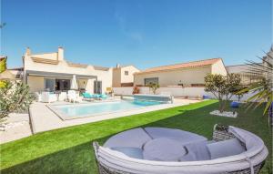 Maisons de vacances Awesome Home In Canet-en-roussillon With Outdoor Swimming Pool, Private Swimming Pool And 4 Bedrooms : photos des chambres