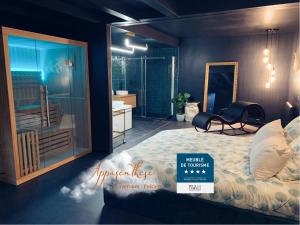 Appartements Apparenthese Love Room Jacuzzi Sauna : Appartement 1 Chambre