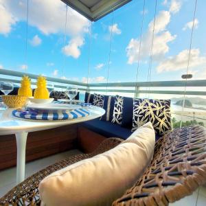 Book Santos Unlimited 801 - Frente Mar de Verdade!