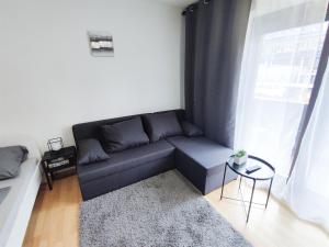 ALFA Apartment Stuttgart Mitte 2 Zimmer City-Lage Berliner Platz Balkon Netflix Küche WM l 2BR 5 Beds 6 People l Fully equipped Kitchen & Bathroom