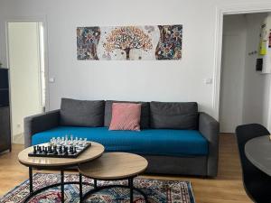 Appartements T2 Paris 5 ' Tour Eiffel 15' Parking : photos des chambres