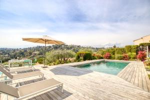 FRGK Villa lOrangeraie Mougins Sea View, Private Pool & Ultra-Fast Wi-Fi