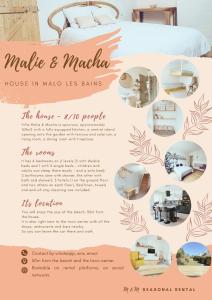 Villas Malie & Macha - Jolie Maison a Malo-les-Bains : photos des chambres