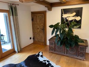 Alpen Suite Tegernsee - große Sonnenterasse und idyllischer Garten