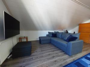 Penthouse with a balcony