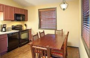 Golf 27 holes Family Solo Eco Resort Wisconsin Dells 10 minutes Ski & Tubing 2 Bedroom Suites Full Kitchen Living Room Patio