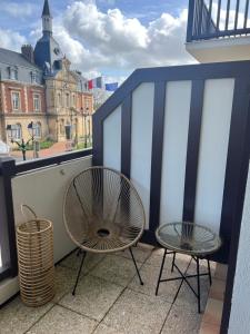 Appartements Appartement hyper centre de Cabourg avec balcon : photos des chambres