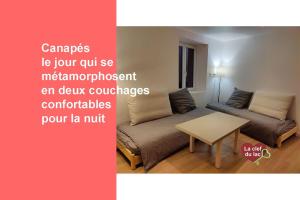 Appartements La clef du lac - logement cosy au coeur d'Eguzon : photos des chambres