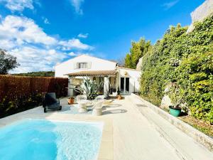 Maisons de vacances Cabanon Aloe avec piscine chauffee & bain nordique : photos des chambres