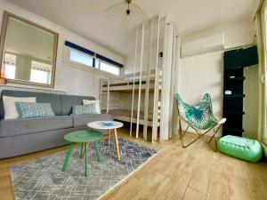 Nouveau! Studio centre ville avec terrasse vue mer, classé 2 étoiles