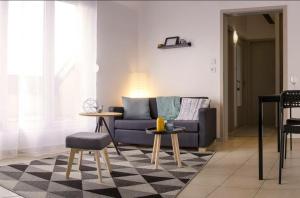 Appartements F2 meuble avec terrasse 5 minutes a pieds de la gare sncf d'Hagondange : Appartement 1 Chambre