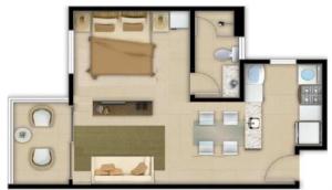 VG Sun Cumbuco Resort a Beira Mar Nascente Sombra e Ventilação C1-207