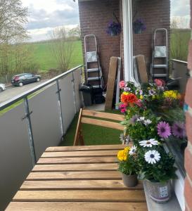 Helle mit Balkon 5 Minuten zum Pool 60q central ,otopark ,Netflix