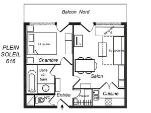 Appartement cosy 2 pièces, superbe vue, 5 pers - FR-1-182-104