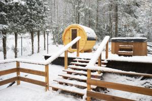 Apartament widokowy z jacuzzi i sauną na wyłączność Sikorówka Dobre Miejsce