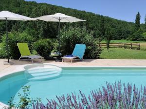 Maisons de vacances Luxury house in Leobard with private pool : photos des chambres