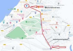 Appartements Appartement le penthouse, Villa Les Bains De Mers : photos des chambres