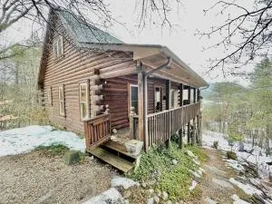 1 bedroom with a loft and hot tub cabin 45 minutes to Asheville - ماريون