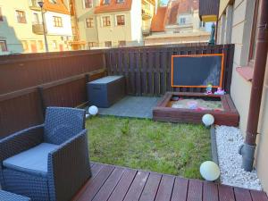 Apartament z ogródkiem w centrum Giżycka