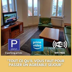 Appartements Grand et lumineux (95m2), 4 chambres avec 2 parking privatif : photos des chambres