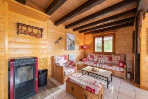 Chalets Chalet avec sauna, magnifique vue et a 400m des pistes : photos des chambres
