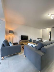 Appartements B32- T3-Les Hauts du Port-parking-clim-wifi-50m du port : photos des chambres