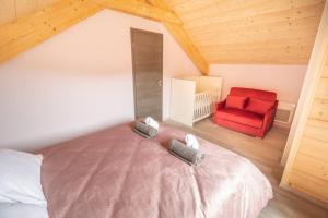 Chalets L'oree des bois, SPA et Sauna : photos des chambres