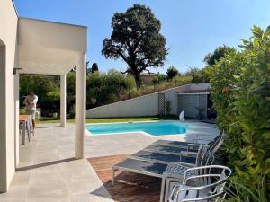 Villas Villa Cavalaire luxueuse & calme avec piscine : photos des chambres