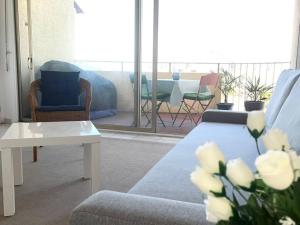 Appartements Hendaye plage charmant studio 2pers avec grande terrasse vue mer : photos des chambres