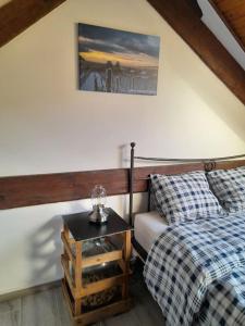 Studio mansardé chez un vigneron au village au 3ème étage sans ascenseur