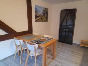 Studio mansardé chez un vigneron au village au 3ème étage sans ascenseur