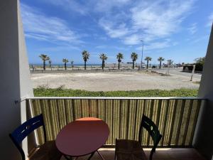 Studio 4 pers. en bord de mer avec balcon, parking et animaux admis à Saint-Cyprien. - FR-1-106-94