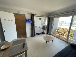 Studio 4 pers. en bord de mer avec balcon, parking et animaux admis à Saint-Cyprien. - FR-1-106-94