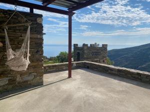 Andros Vineyard house with sea view