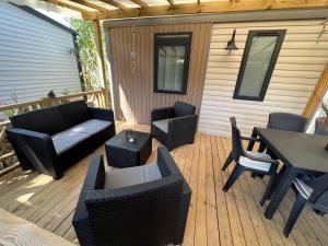 Camping Del Mar 10, Mobil home Petit Paradis, 6 personnes, Bord de mer, Camping Del Mar Village