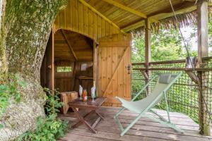 Tentes de luxe Domaine des vaulx : Chambre Double avec Terrasse