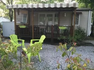 Le charme du Bassin d Arcachon en Mobil Home climatisé - 阿雷斯