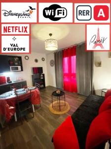 Appartements Disneyland Paris - Calm & Cute STUDIO 6 Mins from RER A! : Appartement 1 Chambre