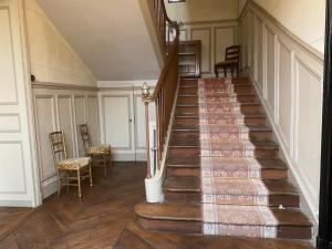 Villas Chateau historique XVIIIe Parc 4ha Riviere : photos des chambres