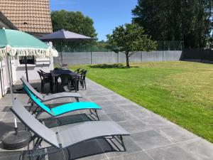 Maisons de vacances Maison proximite Golf et plage de Breville sur Mer : photos des chambres